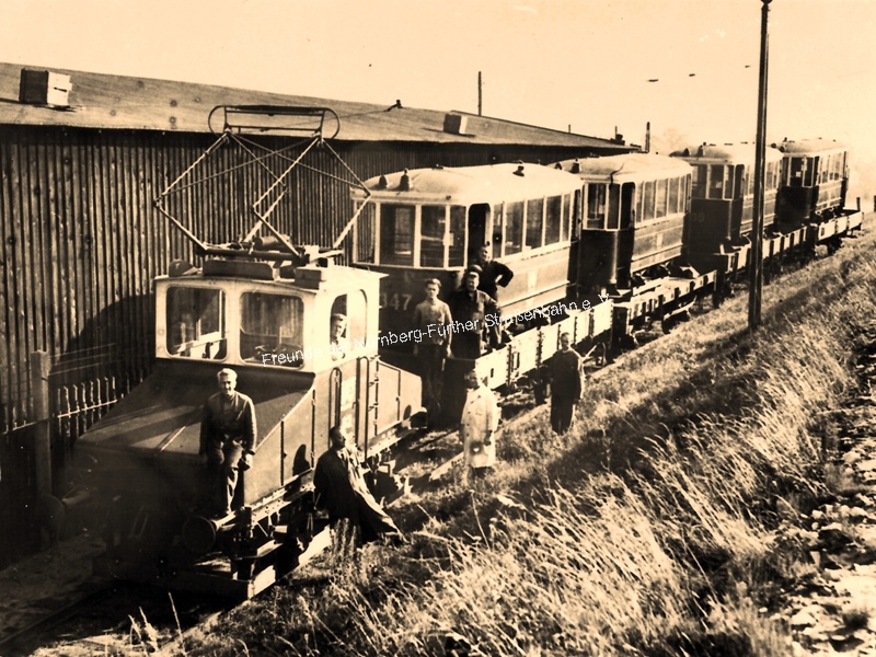 12 1941 verladene Zepplinwagen in Muggenhof